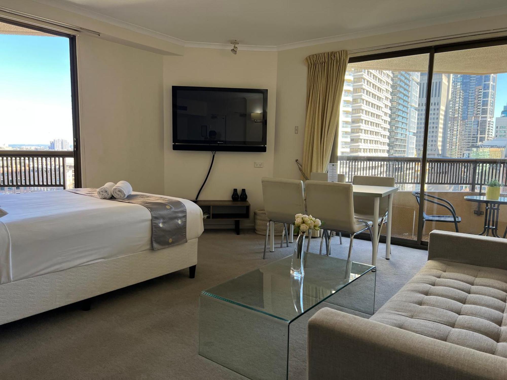 Sydney Hyde Park Private Apartments By Paxsafe Bagian luar foto